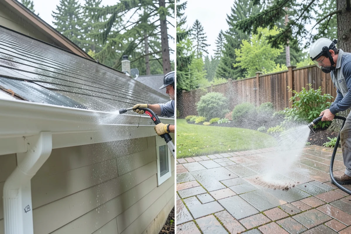Concrete Sealing in Medina, King County, WA - Deep clean the concrete and remove any existing failing sealer or contaminants