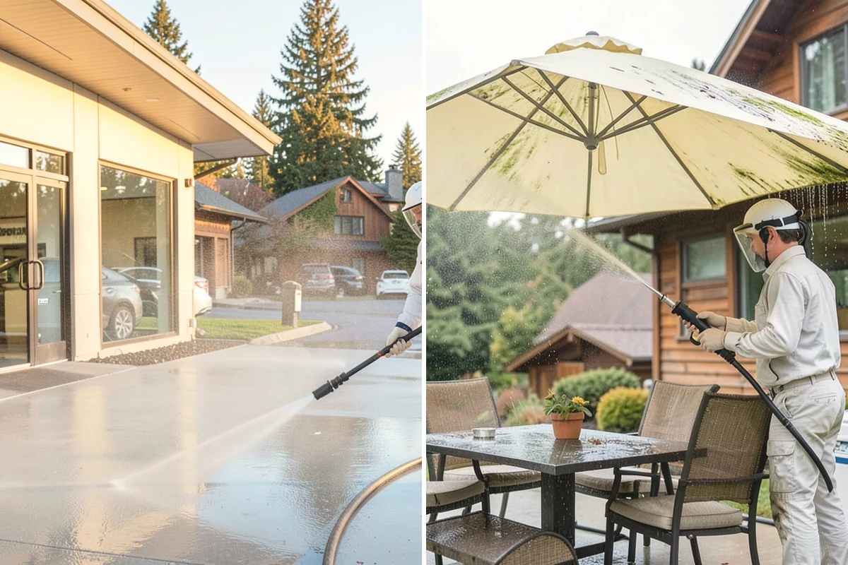 Concrete Sealing in Mercer Island, King County, WA - Deep clean the concrete and remove any existing failing sealer or contaminants