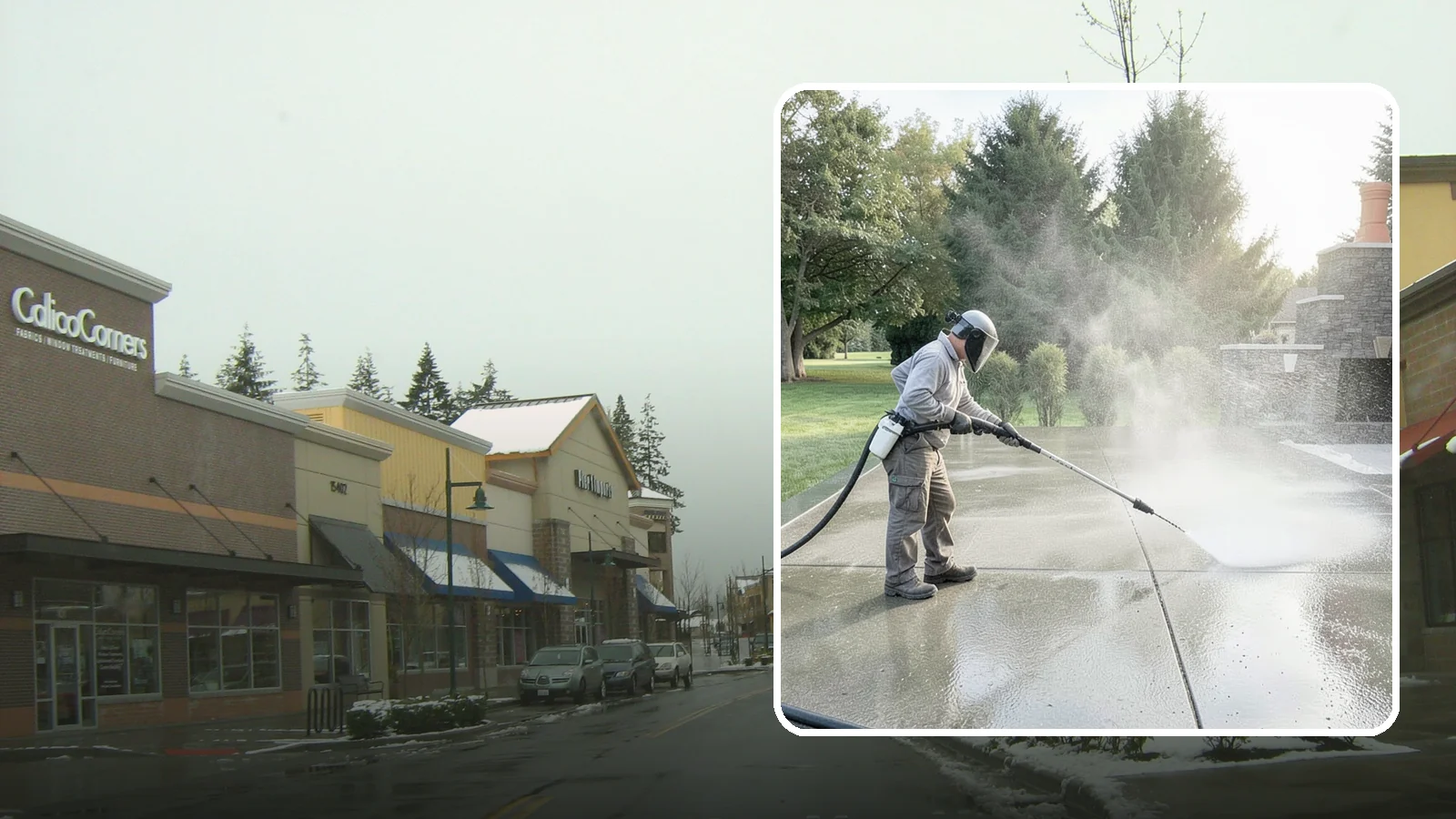 Concrete Sealing in Mill Creek, Snohomish County, WA - Penetrating and topical sealers applied to clean concrete flatwork to shield Washington driveways and patios from persistent...