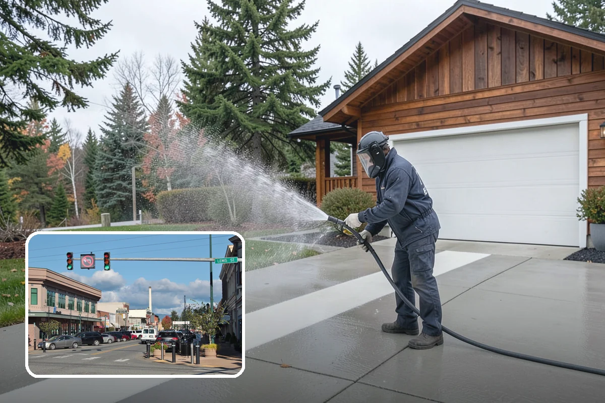 Concrete Sealing in Monroe, Snohomish County, WA - Blocks rain and groundwater from wicking into porous concrete