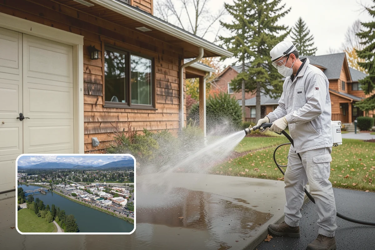 Concrete Sealing in Mount Vernon, Skagit County, WA - Blocks rain and groundwater from wicking into porous concrete