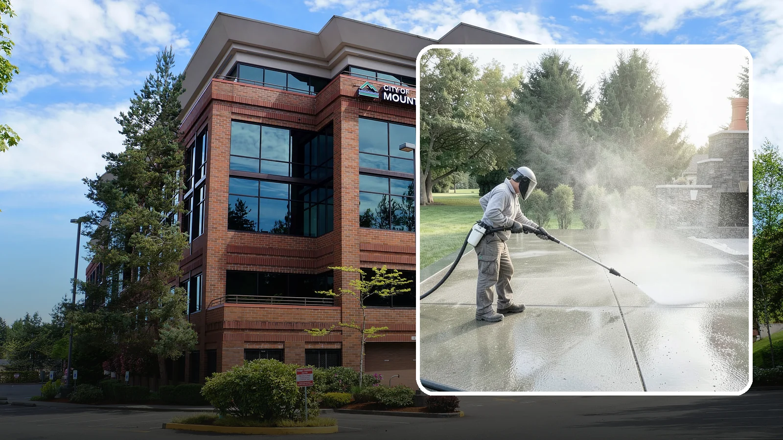 Concrete Sealing in Mountlake Terrace, Snohomish County, WA - Penetrating and topical sealers applied to clean concrete flatwork to shield Washington driveways and patios from persistent...