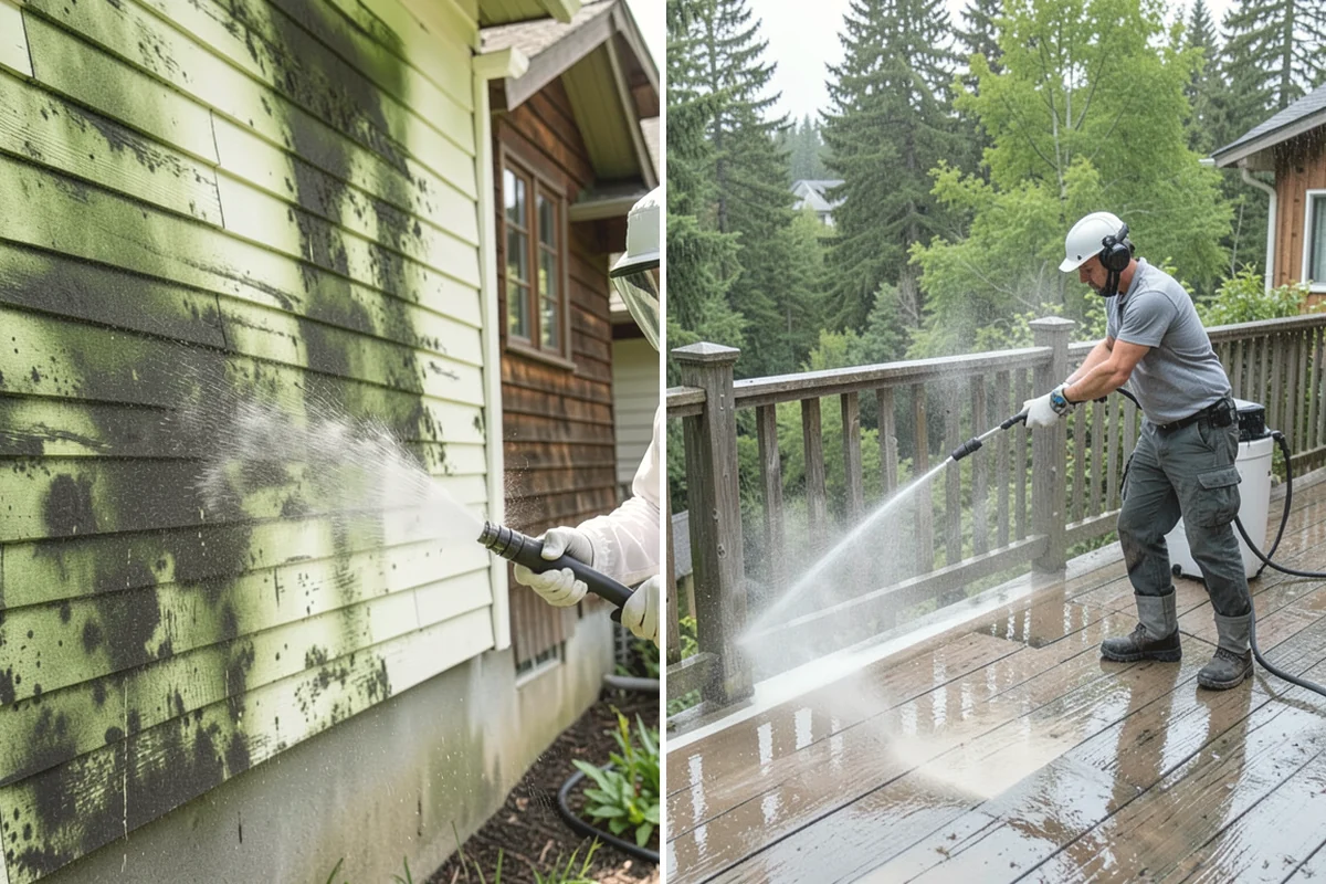 Concrete Sealing in Mukilteo, Snohomish County, WA - Deep clean the concrete and remove any existing failing sealer or contaminants