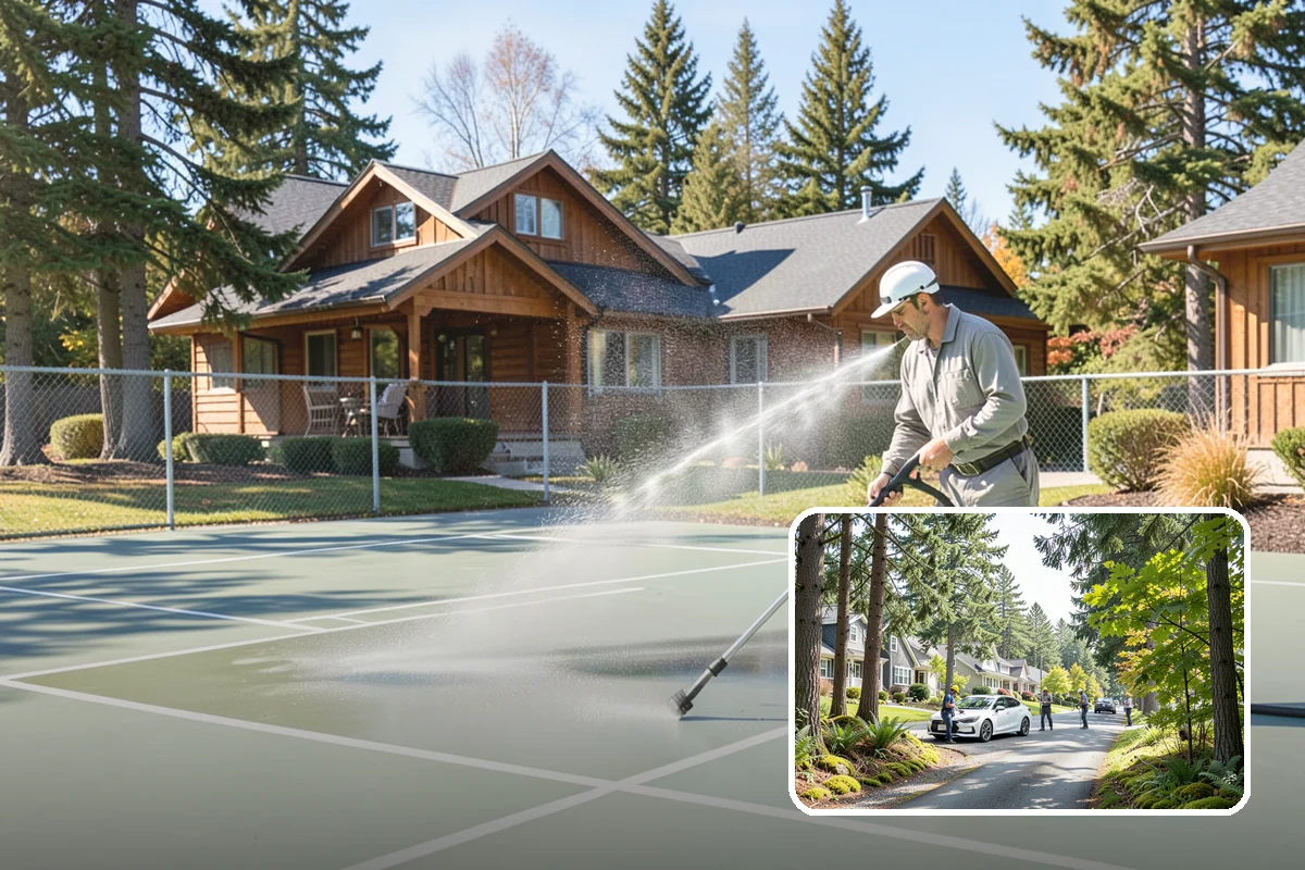 Concrete Sealing in Normandy Park, King County, WA - Blocks rain and groundwater from wicking into porous concrete