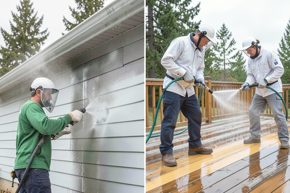 Concrete Sealing in North Bend, King County, WA - Deep clean the concrete and remove any existing failing sealer or contaminants