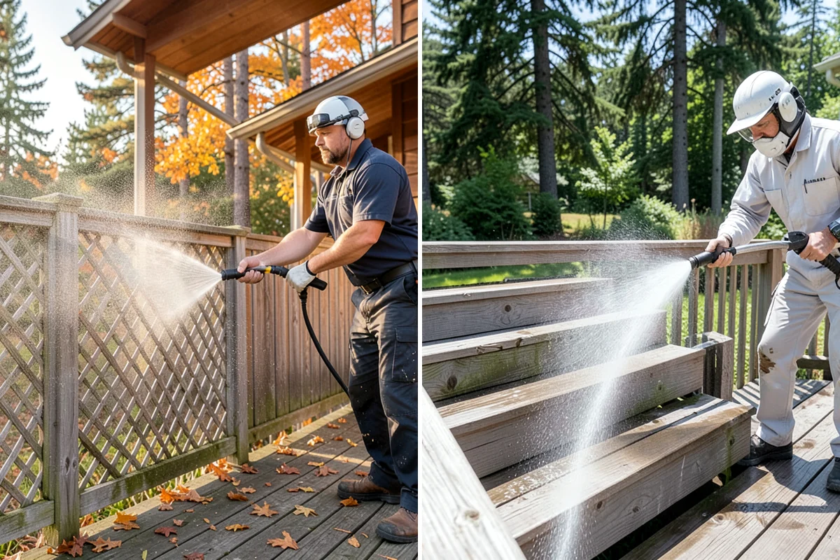Concrete Sealing in Puyallup, Pierce County, WA - Deep clean the concrete and remove any existing failing sealer or contaminants