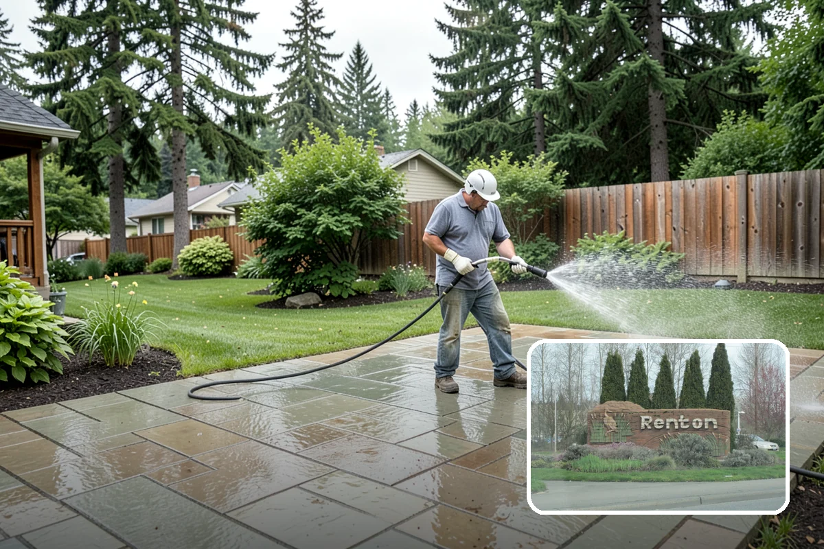 Concrete Sealing in Renton, King County, WA - Blocks rain and groundwater from wicking into porous concrete