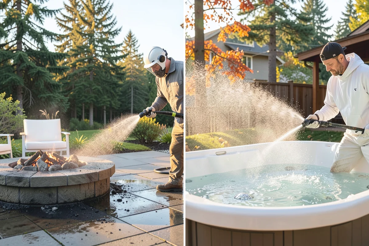 Concrete Sealing in Renton, King County, WA - Deep clean the concrete and remove any existing failing sealer or contaminants