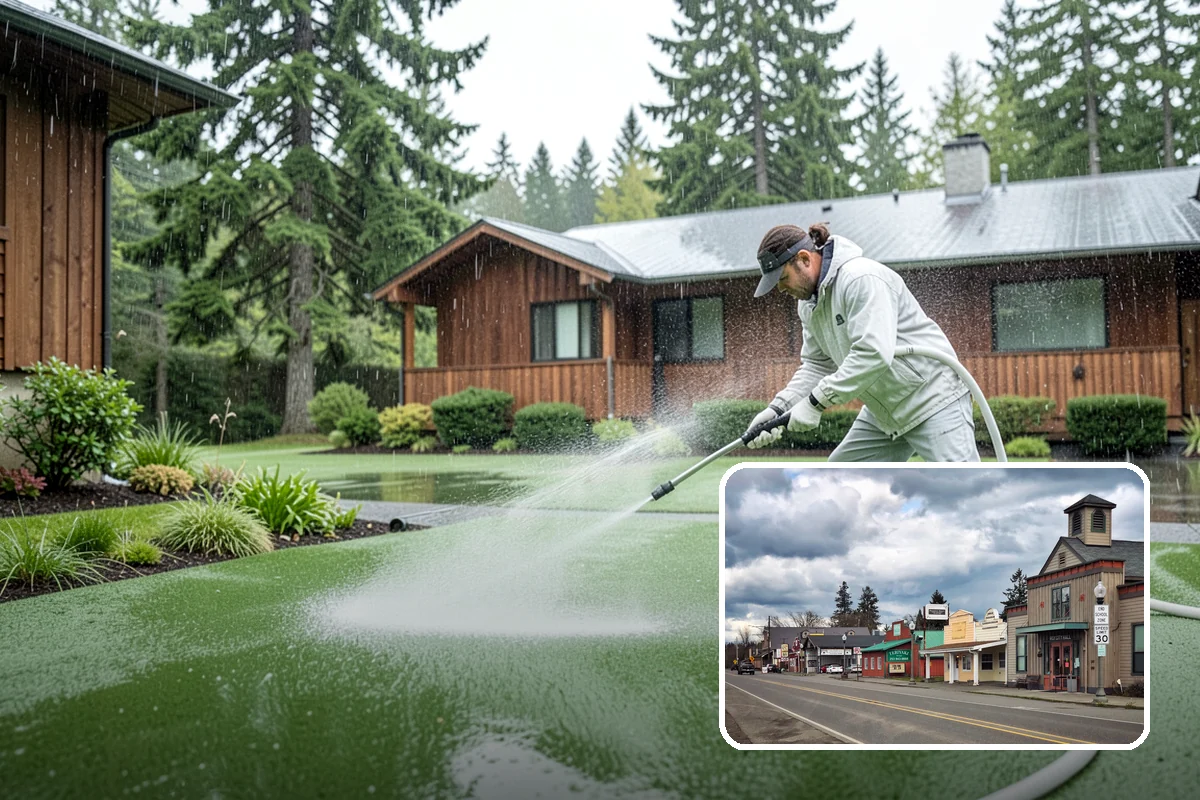Concrete Sealing in Roy, Pierce County, WA - Blocks rain and groundwater from wicking into porous concrete