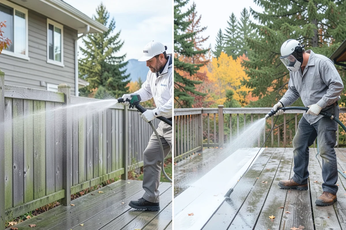 Concrete Sealing in Roy, Pierce County, WA - Deep clean the concrete and remove any existing failing sealer or contaminants