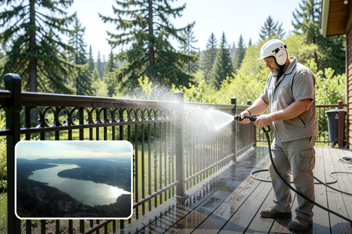 Concrete Sealing in Sammamish, King County, WA - Blocks rain and groundwater from wicking into porous concrete