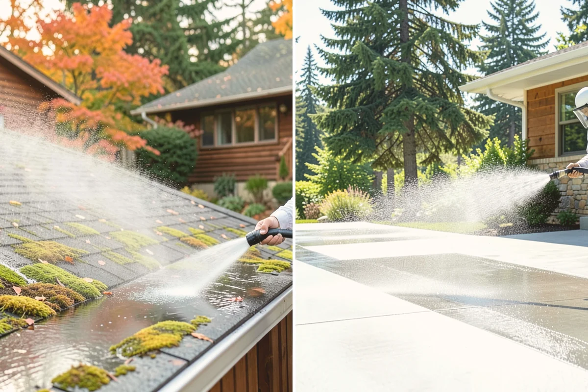 Concrete Sealing in Sammamish, King County, WA - Deep clean the concrete and remove any existing failing sealer or contaminants