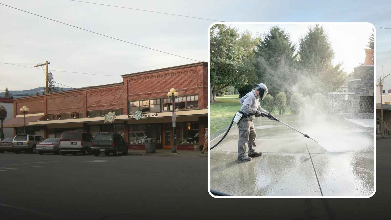 Concrete Sealing in Sedro-Woolley, Skagit County, WA - Penetrating and topical sealers applied to clean concrete flatwork to shield Washington driveways and patios from persistent...