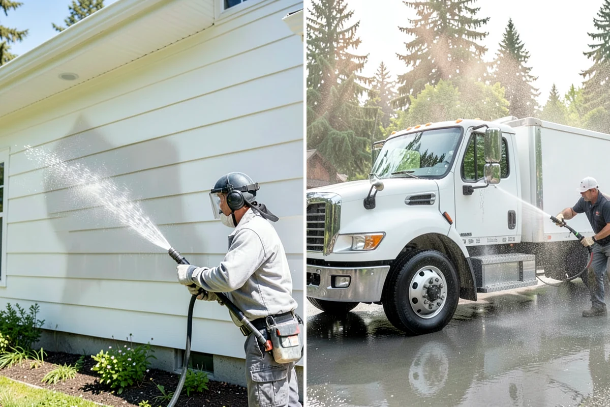 Concrete Sealing in Sedro-Woolley, Skagit County, WA - Deep clean the concrete and remove any existing failing sealer or contaminants