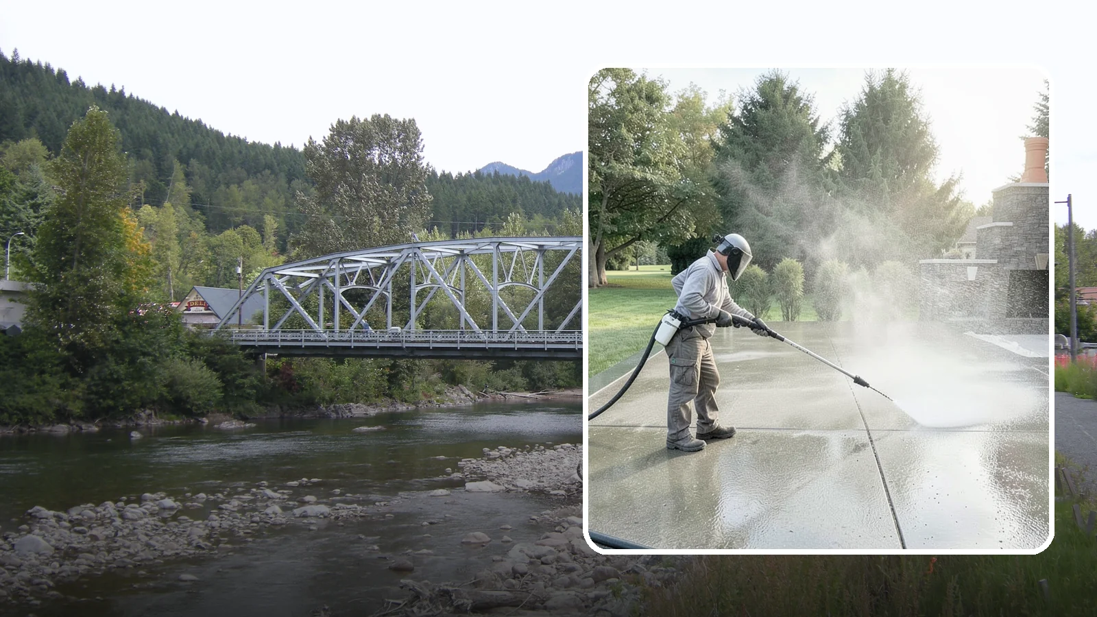 Concrete Sealing in Skykomish, King County, WA - Penetrating and topical sealers applied to clean concrete flatwork to shield Washington driveways and patios from persistent...