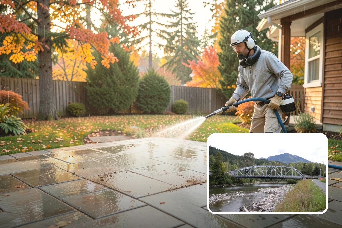 Concrete Sealing in Skykomish, King County, WA - Blocks rain and groundwater from wicking into porous concrete