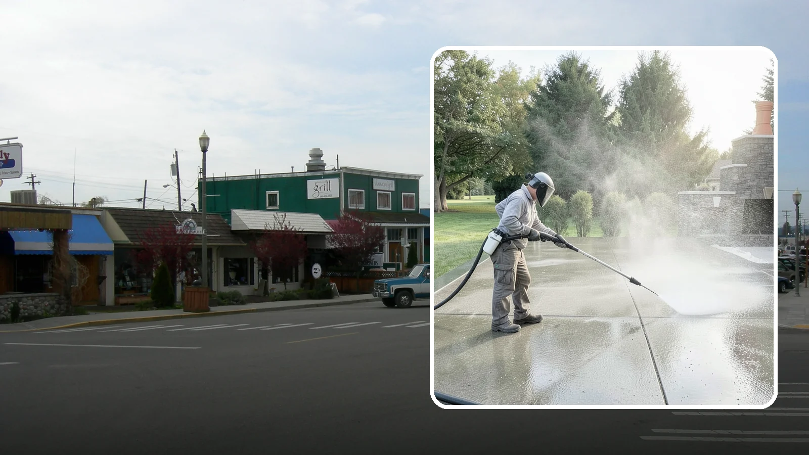 Concrete Sealing in Stanwood, Snohomish County, WA - Penetrating and topical sealers applied to clean concrete flatwork to shield Washington driveways and patios from persistent...