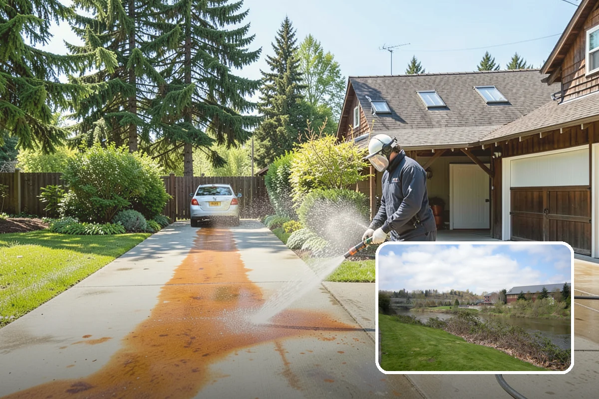 Concrete Sealing in Tukwila, King County, WA - Blocks rain and groundwater from wicking into porous concrete