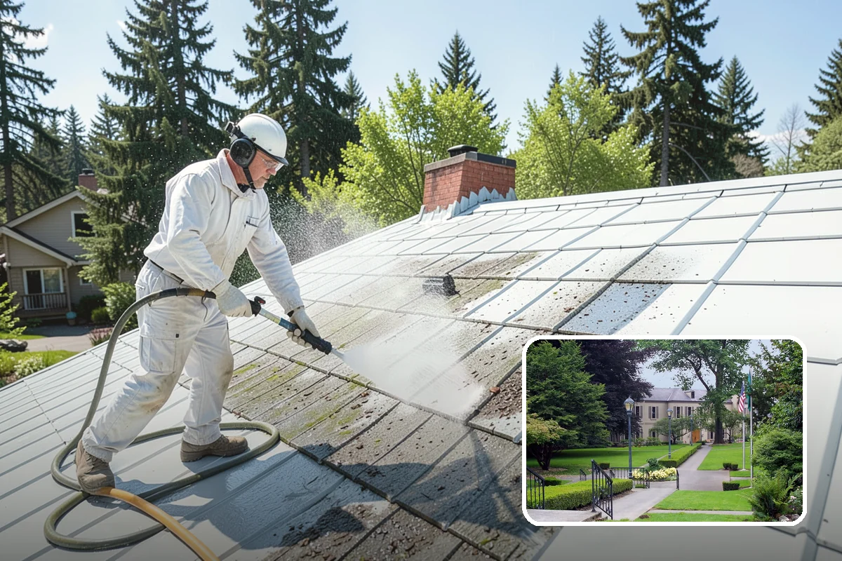 Concrete Sealing in Woodinville, King County, WA - Blocks rain and groundwater from wicking into porous concrete