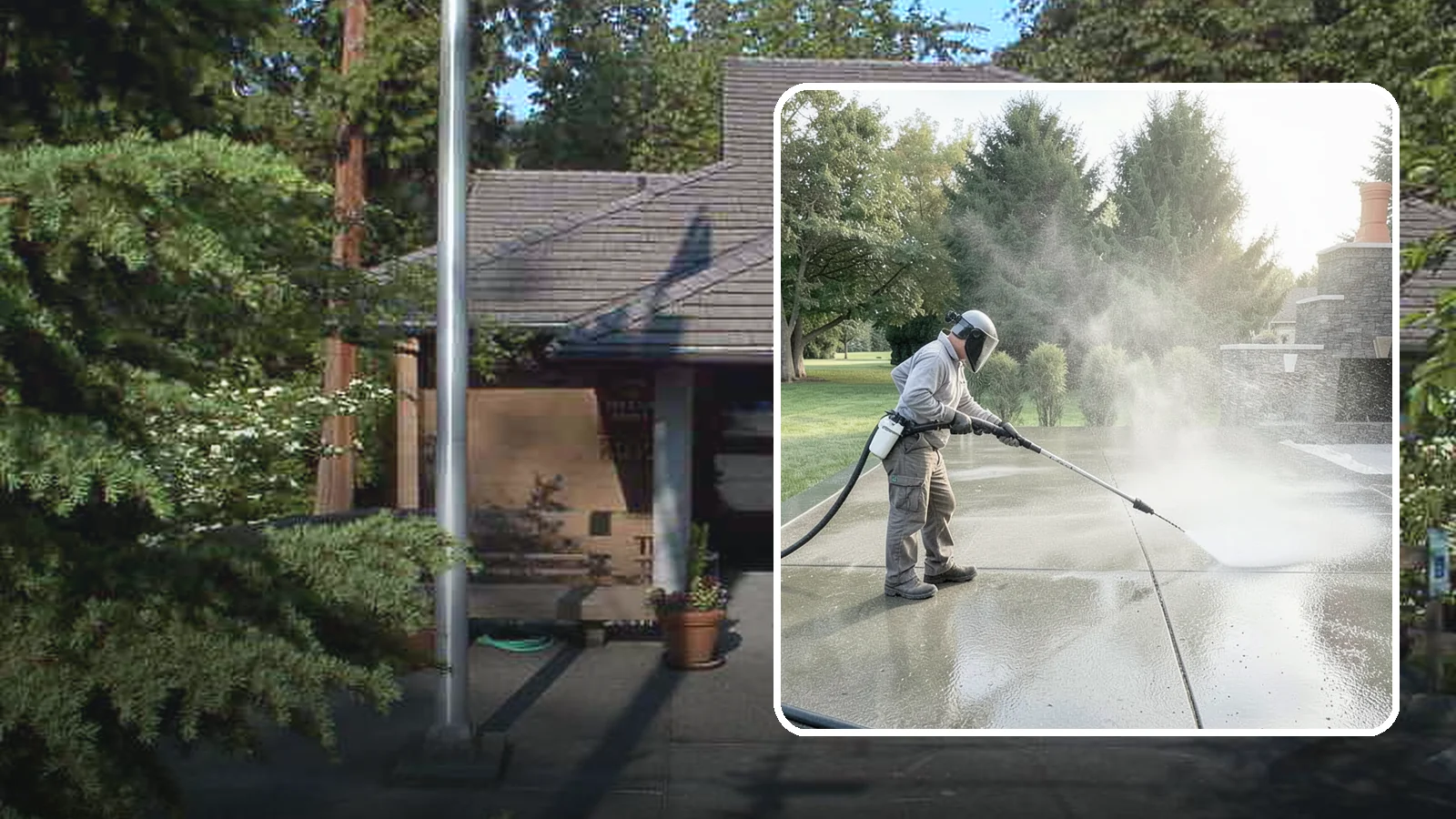 Concrete Sealing in Yarrow Point, King County, WA - Penetrating and topical sealers applied to clean concrete flatwork to shield Washington driveways and patios from persistent...
