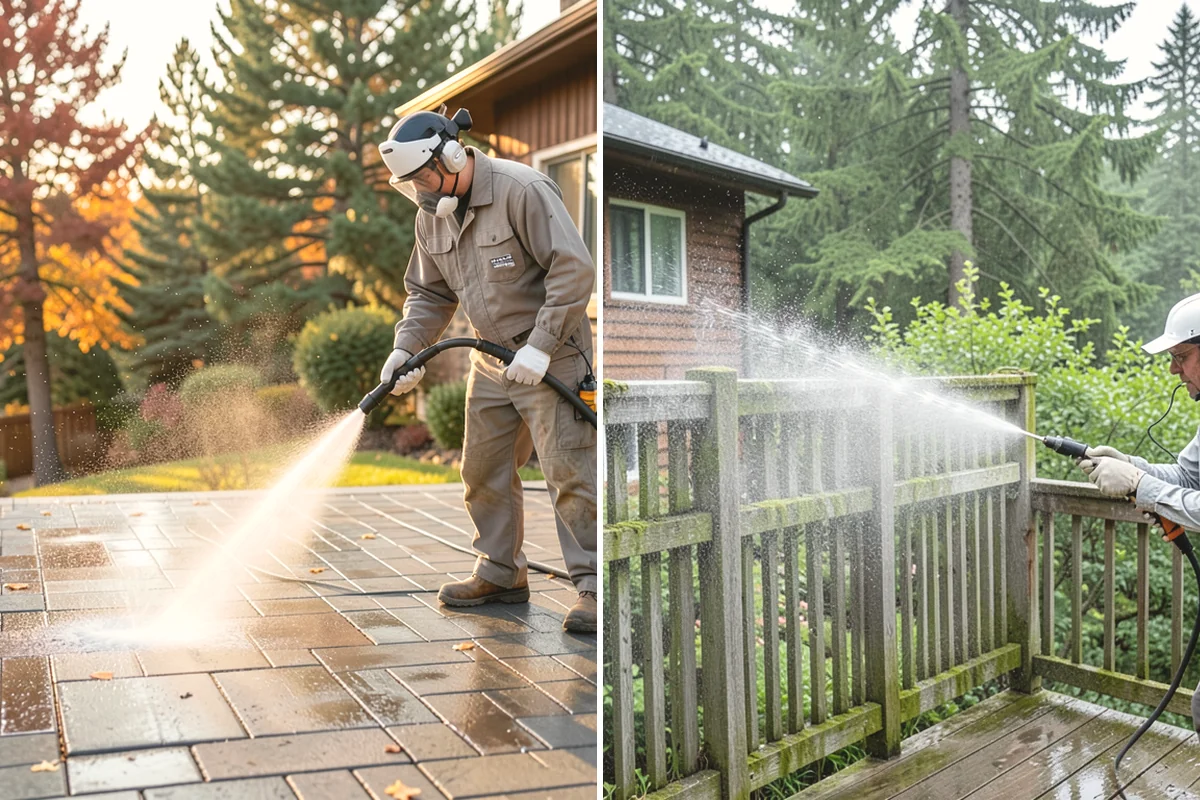 Concrete Sealing in Yarrow Point, King County, WA - Deep clean the concrete and remove any existing failing sealer or contaminants