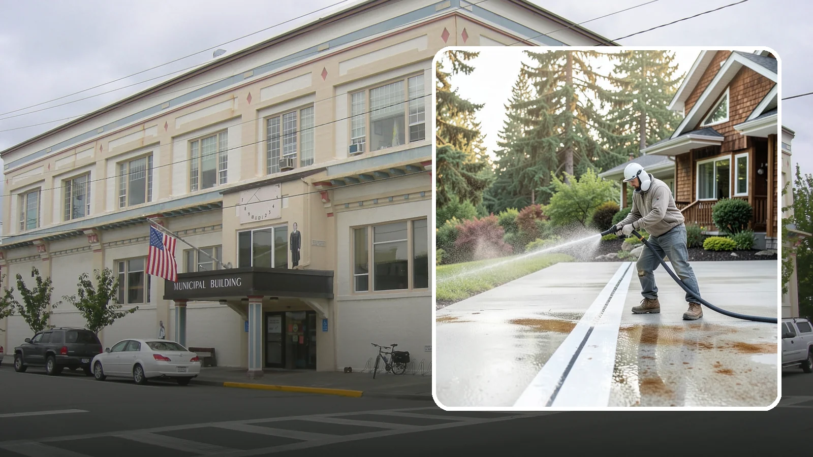 Concrete Stain Removal in Anacortes, Skagit County, WA - Target and lift oil, rust, and tannin stains from concrete using surface-specific treatments rather than blunt pressure alone.