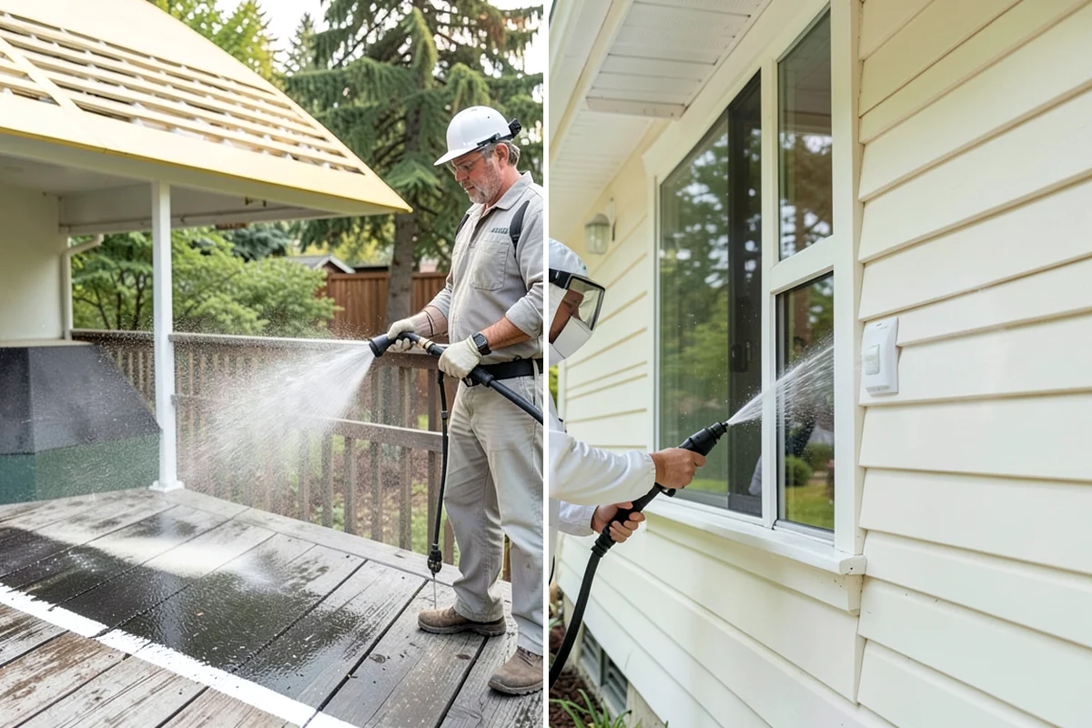 Concrete Stain Removal in Arlington, Snohomish County, WA - Inspect and classify each stain by origin and depth