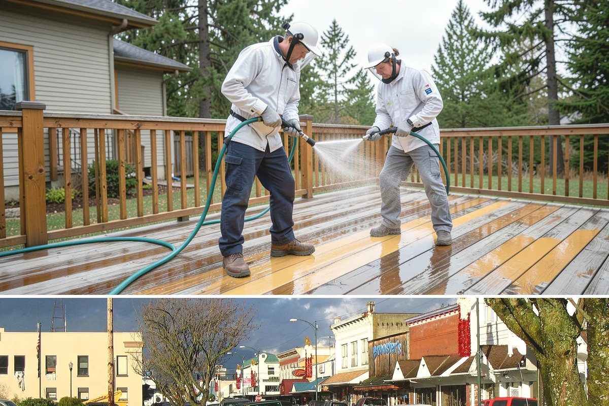 Concrete Stain Removal in Arlington, Snohomish County, WA - Warmer, drier days speed the chemical reactions used on stains, so scheduling between May and September delivers the strongest...