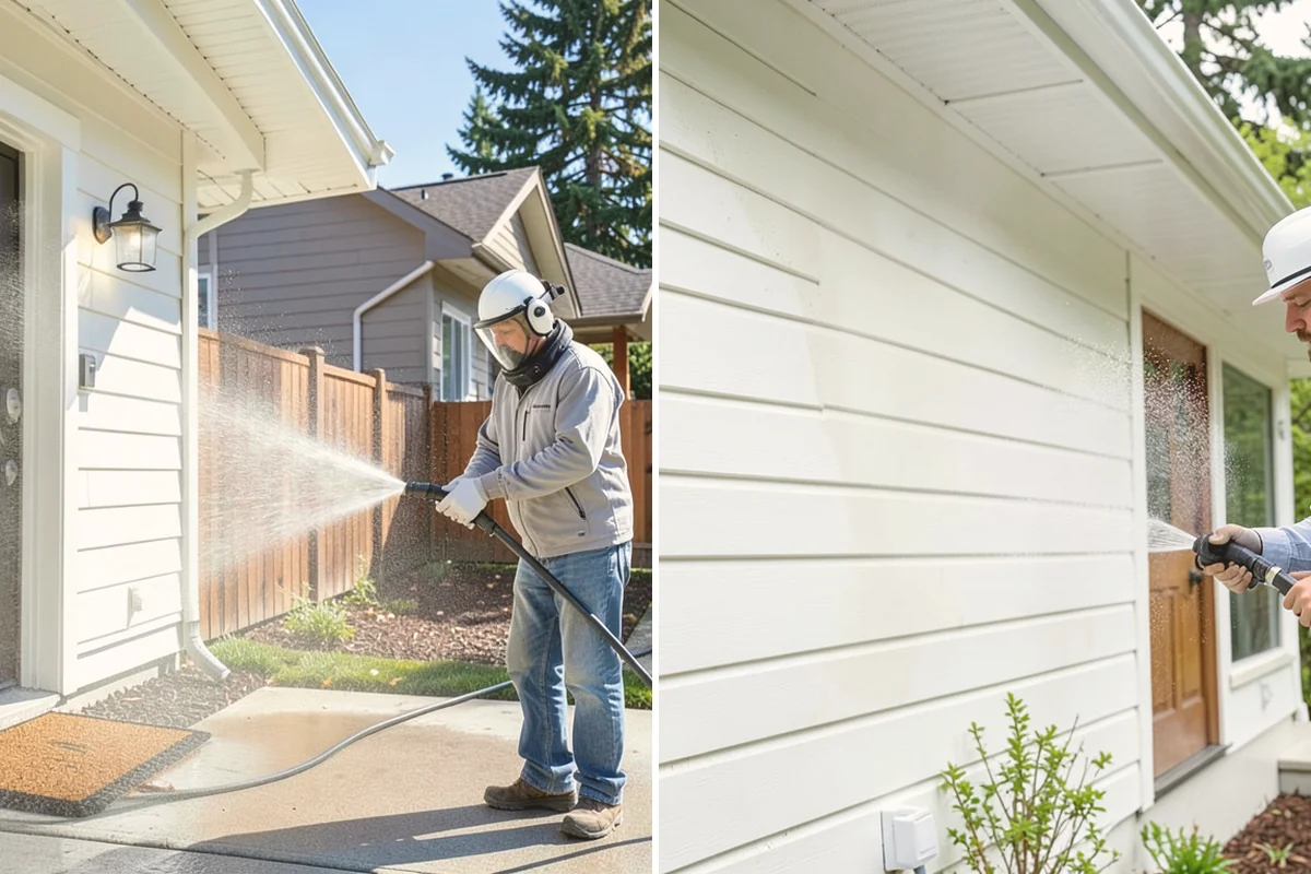 Concrete Stain Removal in Bellevue, King County, WA - Inspect and classify each stain by origin and depth