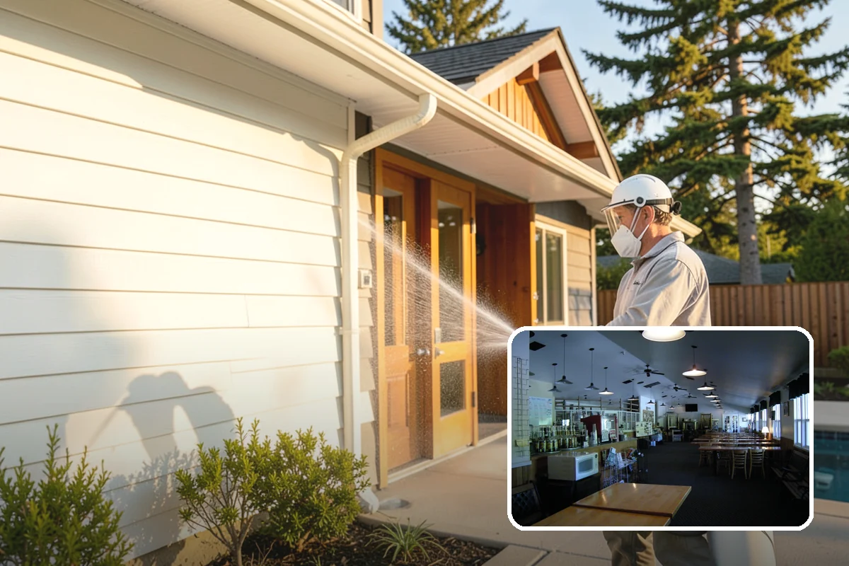 Concrete Stain Removal in Black Diamond, King County, WA - Matches the treatment to the specific stain for a genuine removal