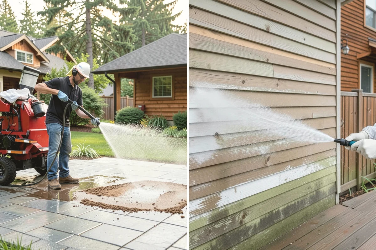 Concrete Stain Removal in Black Diamond, King County, WA - Inspect and classify each stain by origin and depth
