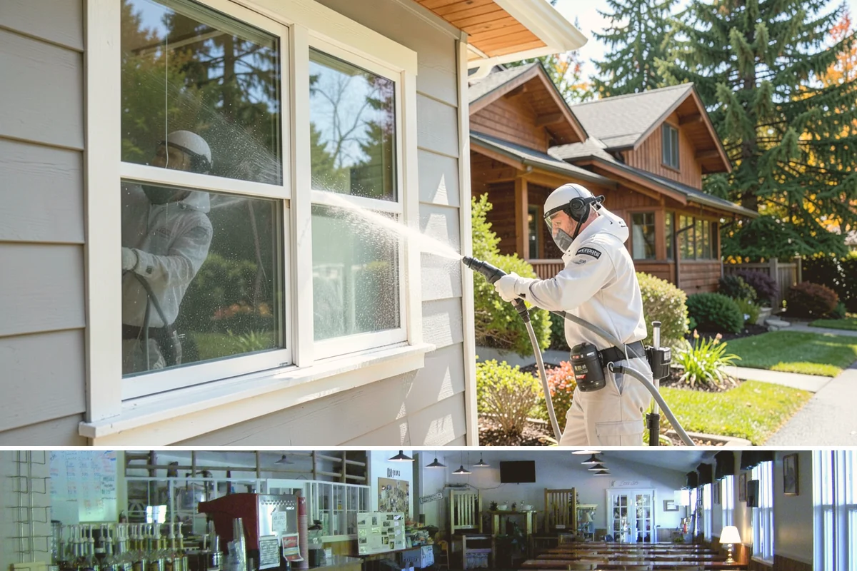 Concrete Stain Removal in Black Diamond, King County, WA - Warmer, drier days speed the chemical reactions used on stains, so scheduling between May and September delivers the strongest...