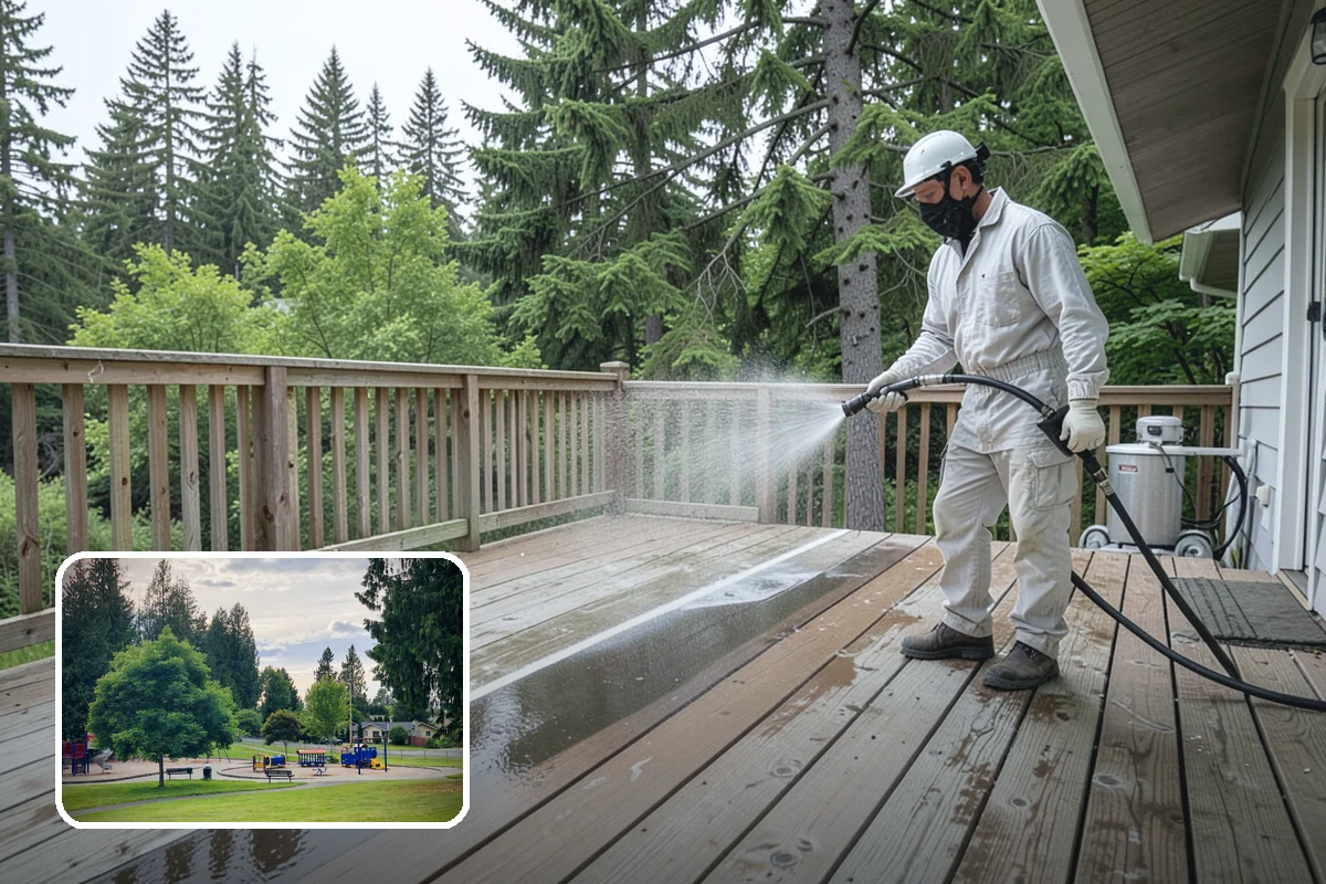 Concrete Stain Removal in Bonney Lake, Pierce County, WA - Matches the treatment to the specific stain for a genuine removal