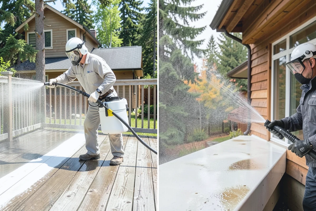 Concrete Stain Removal in Bonney Lake, Pierce County, WA - Inspect and classify each stain by origin and depth
