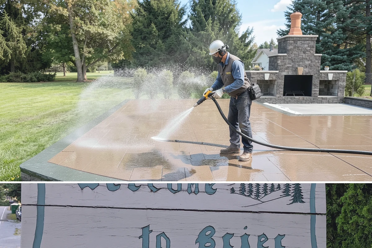 Concrete Stain Removal in Brier, Snohomish County, WA - Warmer, drier days speed the chemical reactions used on stains, so scheduling between May and September delivers the strongest...