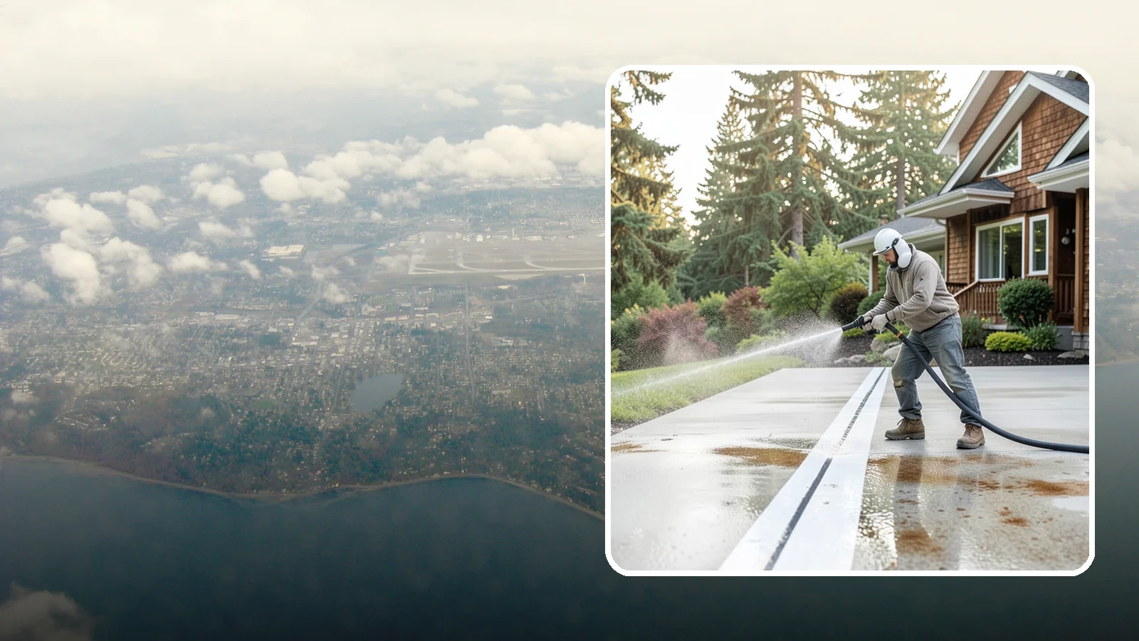 Concrete Stain Removal in Burien, King County, WA - Target and lift oil, rust, and tannin stains from concrete using surface-specific treatments rather than blunt pressure alone.