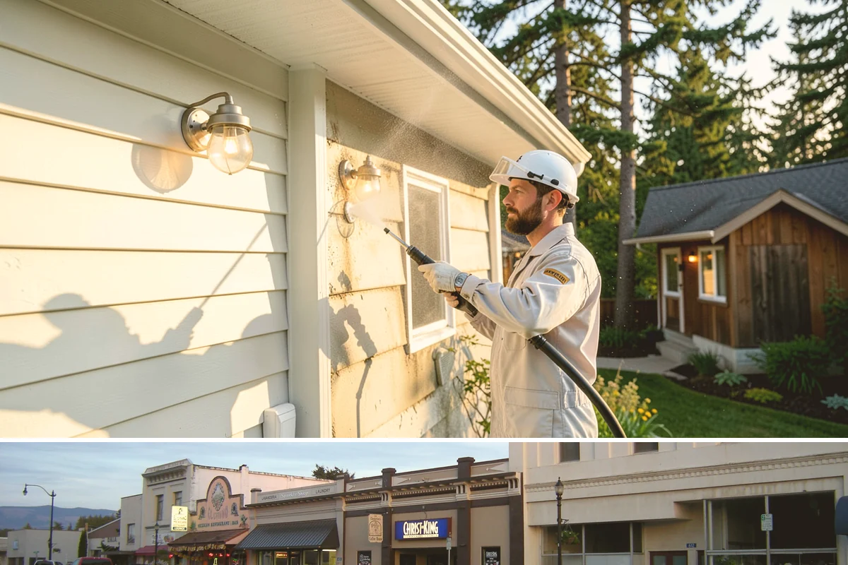 Concrete Stain Removal in Burlington, Skagit County, WA - Warmer, drier days speed the chemical reactions used on stains, so scheduling between May and September delivers the strongest...
