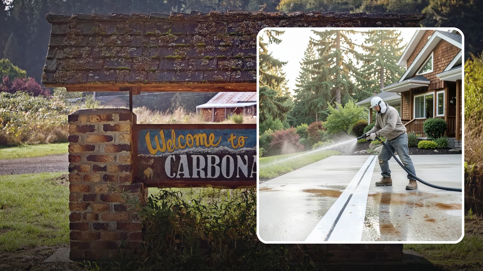 Concrete Stain Removal in Carbonado, Pierce County, WA - Target and lift oil, rust, and tannin stains from concrete using surface-specific treatments rather than blunt pressure alone.