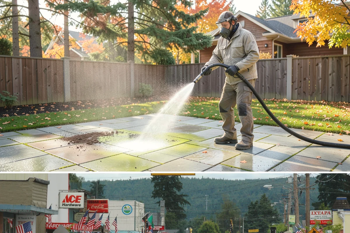 Concrete Stain Removal in Carnation, King County, WA - Warmer, drier days speed the chemical reactions used on stains, so scheduling between May and September delivers the strongest...