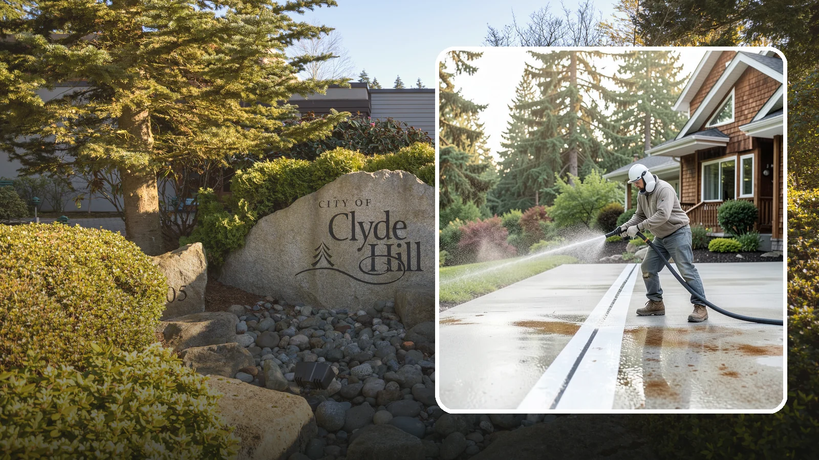 Concrete Stain Removal in Clyde Hill, King County, WA - Target and lift oil, rust, and tannin stains from concrete using surface-specific treatments rather than blunt pressure alone.