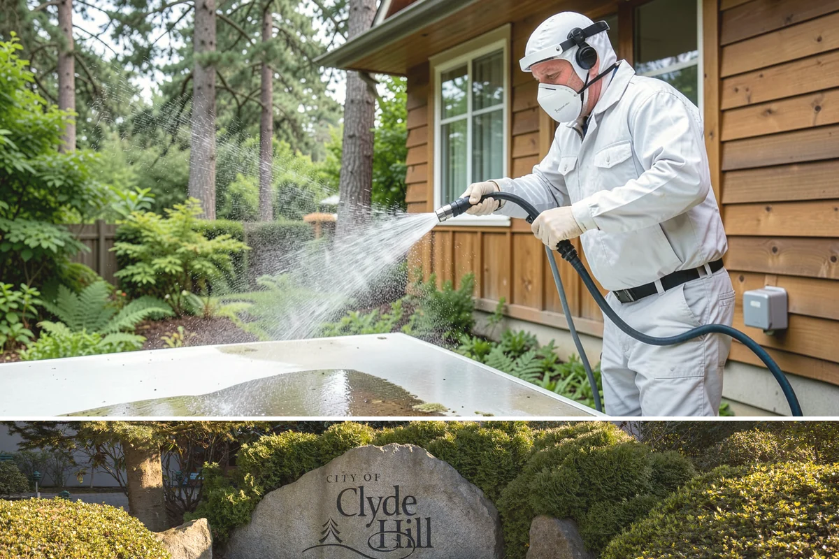 Concrete Stain Removal in Clyde Hill, King County, WA - Warmer, drier days speed the chemical reactions used on stains, so scheduling between May and September delivers the strongest...