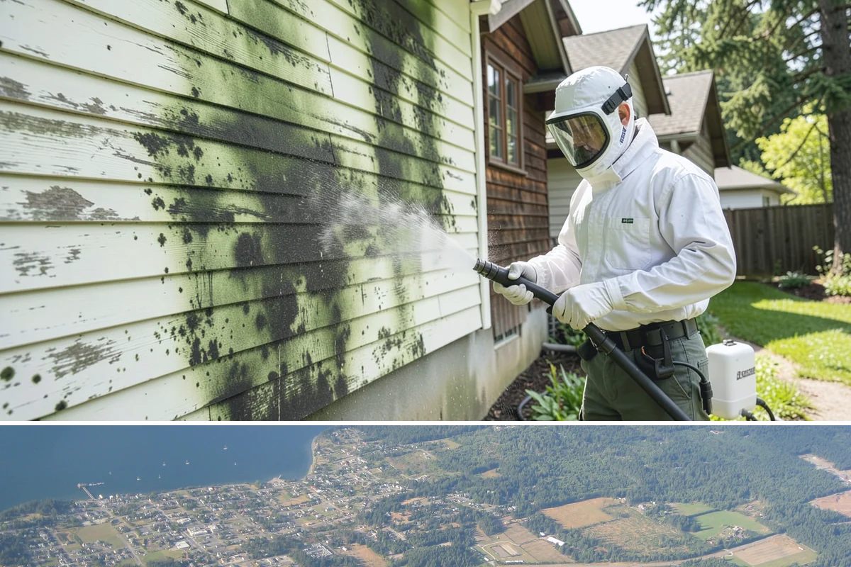 Concrete Stain Removal in Coupeville, Island County, WA - Warmer, drier days speed the chemical reactions used on stains, so scheduling between May and September delivers the strongest...