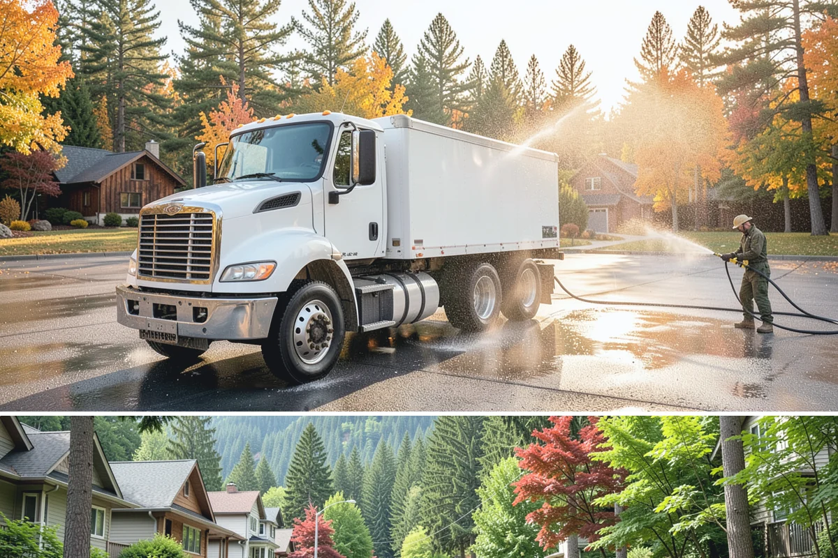 Concrete Stain Removal in Darrington, Snohomish County, WA - Warmer, drier days speed the chemical reactions used on stains, so scheduling between May and September delivers the strongest...