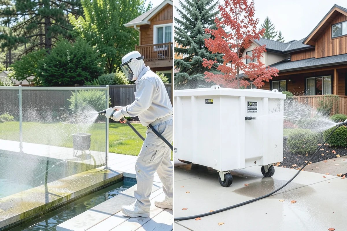 Concrete Stain Removal in Des Moines, King County, WA - Inspect and classify each stain by origin and depth