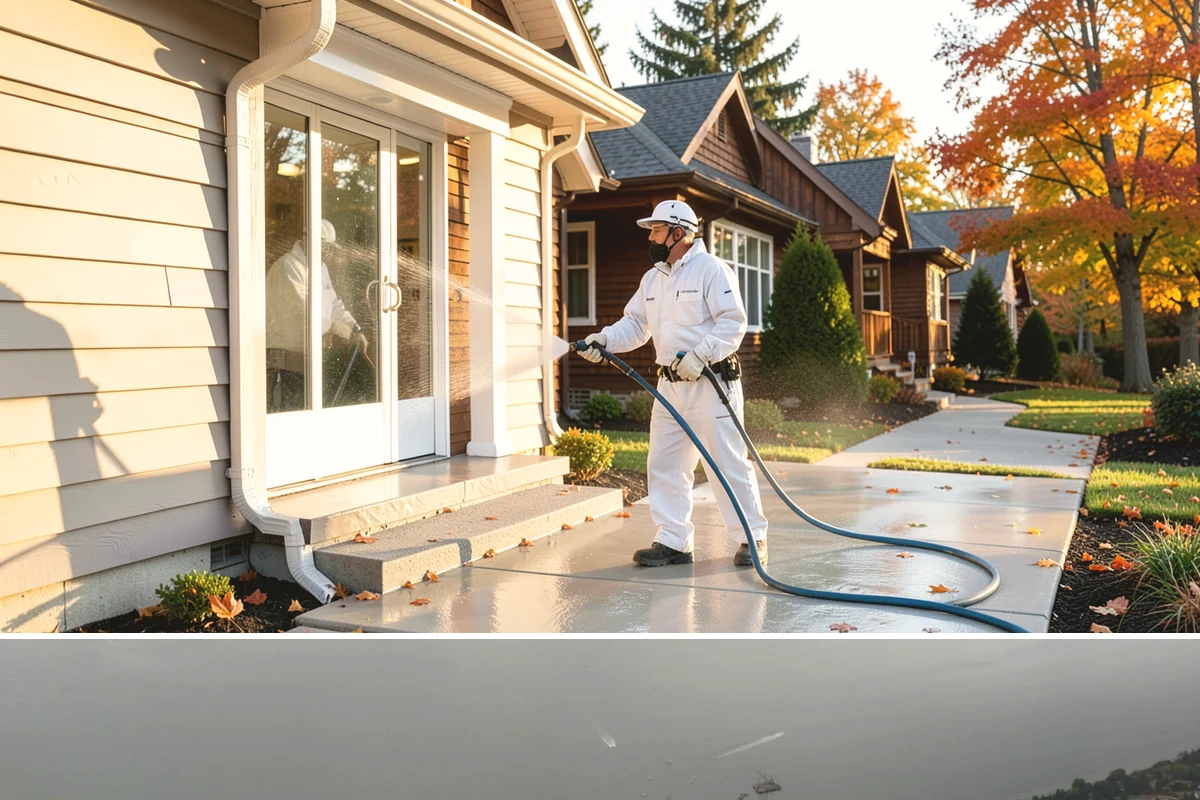 Concrete Stain Removal in Des Moines, King County, WA - Warmer, drier days speed the chemical reactions used on stains, so scheduling between May and September delivers the strongest...