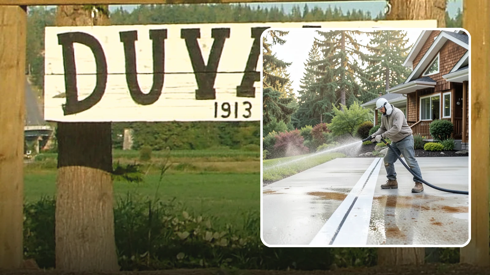 Concrete Stain Removal in Duvall, King County, WA - Target and lift oil, rust, and tannin stains from concrete using surface-specific treatments rather than blunt pressure alone.