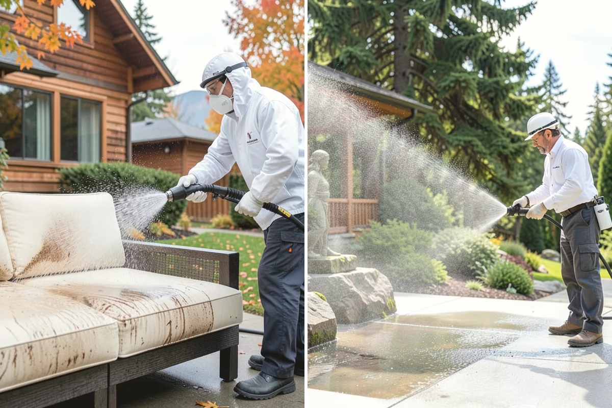 Concrete Stain Removal in Edgewood, Pierce County, WA - Inspect and classify each stain by origin and depth