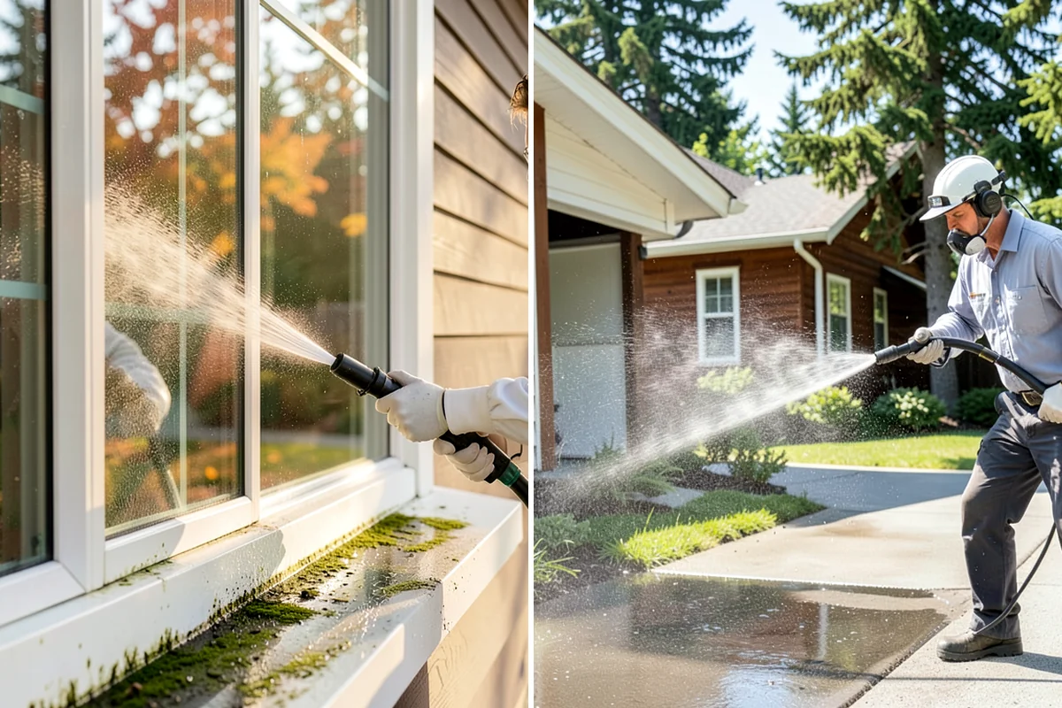 Concrete Stain Removal in Enumclaw, King County, WA - Inspect and classify each stain by origin and depth