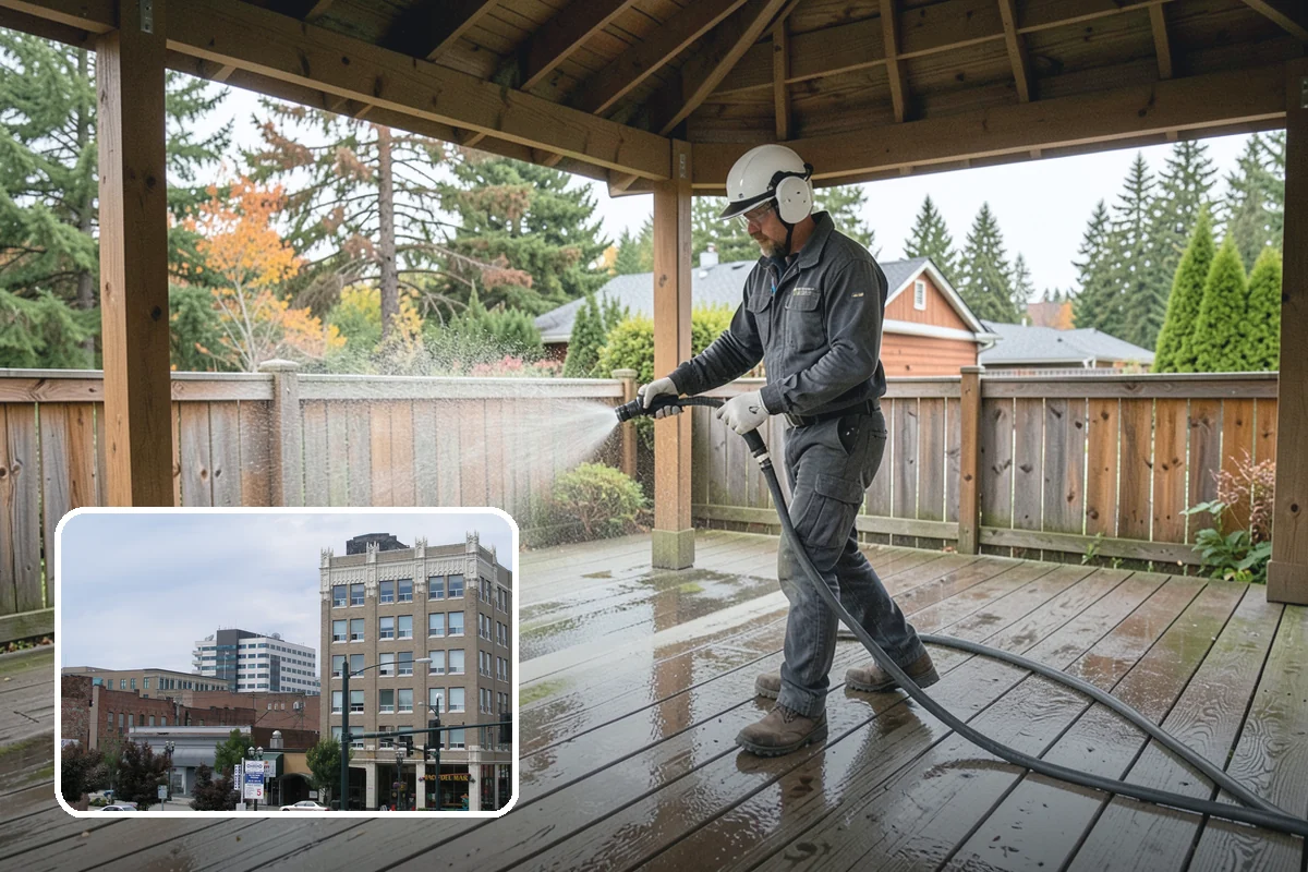 Concrete Stain Removal in Everett, Snohomish County, WA - Matches the treatment to the specific stain for a genuine removal