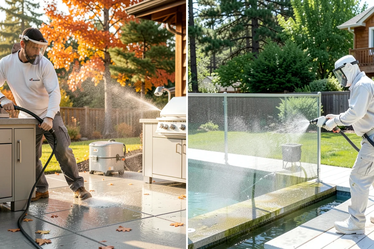 Concrete Stain Removal in Everett, Snohomish County, WA - Inspect and classify each stain by origin and depth